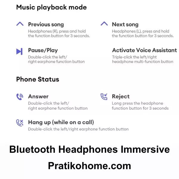 Pratikohome.com - UK | Bluetooth Headphones Immersive 390